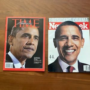 TIME & Newsweek magazine, President Obama